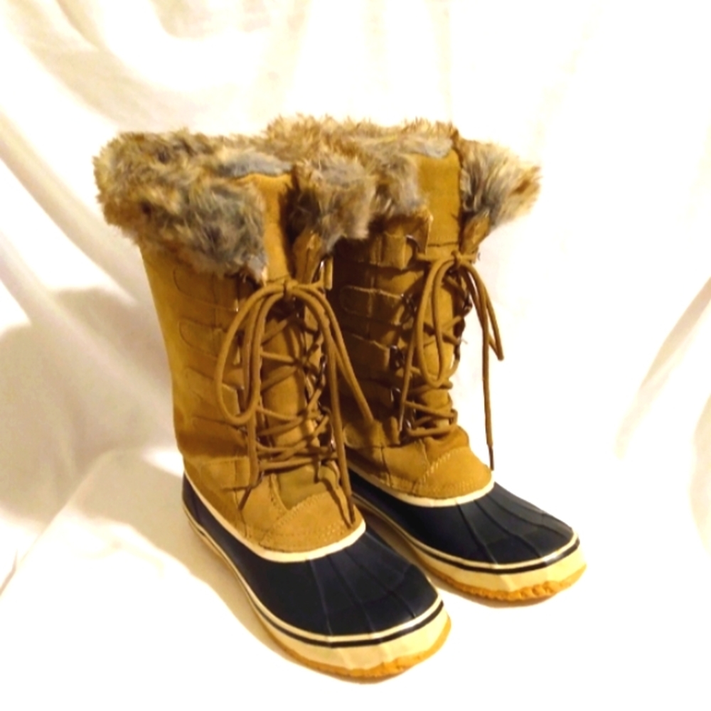 Northside Suede Winter Faux Fur Boots